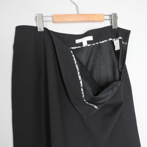 JOSEF Black Pencil Skirt Workwear Office Sleek Lined Classic Casual Plus size - Picture 4 of 8